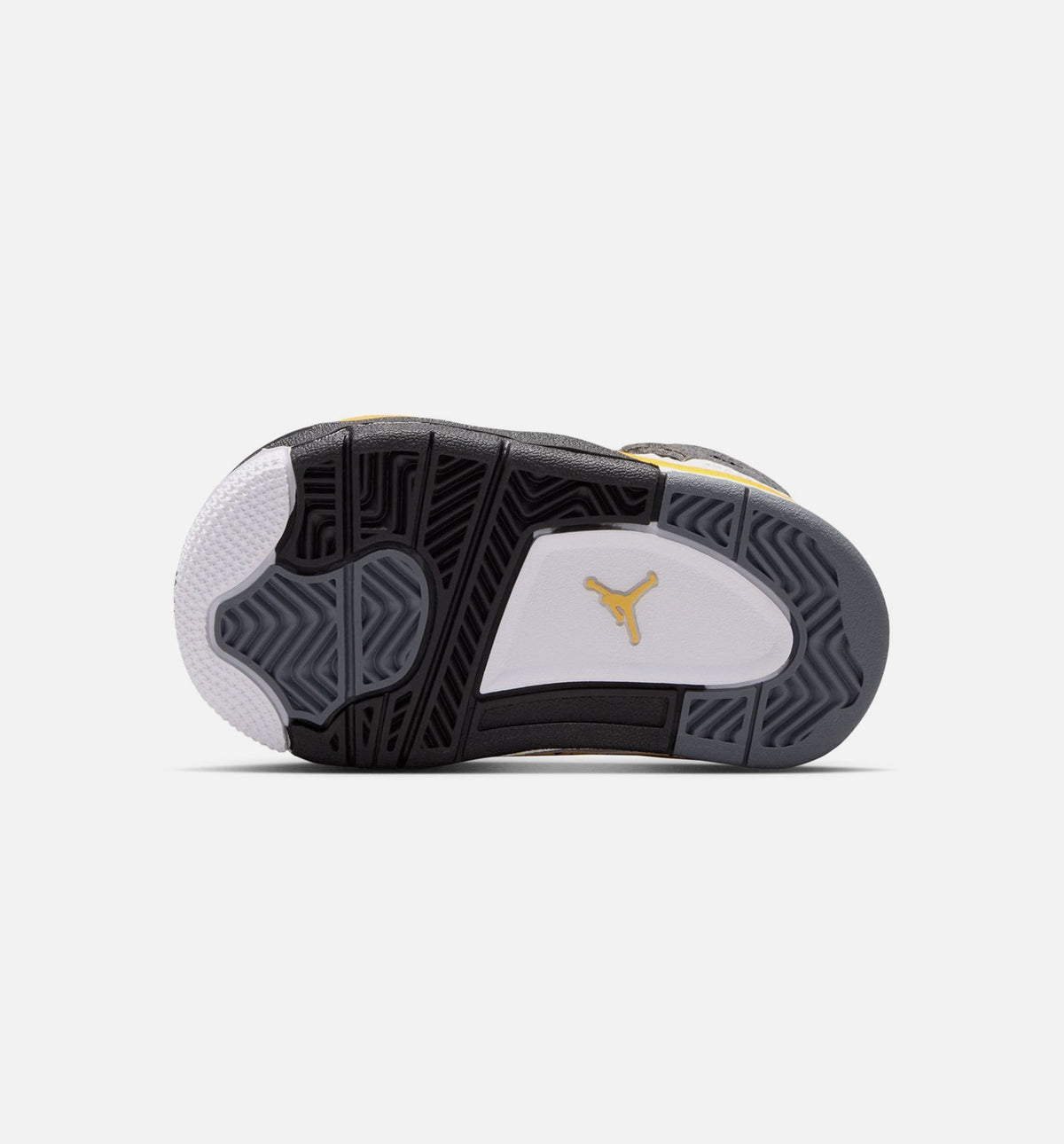 Air Jordan 4 Retro Rare Air Tour Yellow Infant & Toddler Lifestyle Shoes - White/Dark Blue Grey/Black/Tour Yellow
