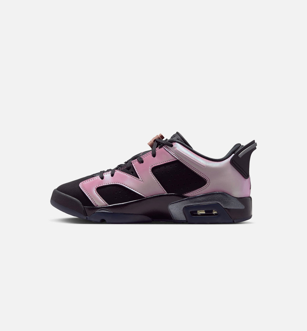 Air Jordan 6 Retro Low Metamorphosis Women's Sneakers - Black/Black/Desert Berry