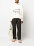 Palm Angels Broken Shark organic cotton hoodie