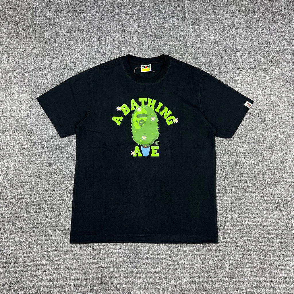 BAPE Topiary Bonsai Ape Head Daisy College Logo Tee Oversized Unisex T-Shirt