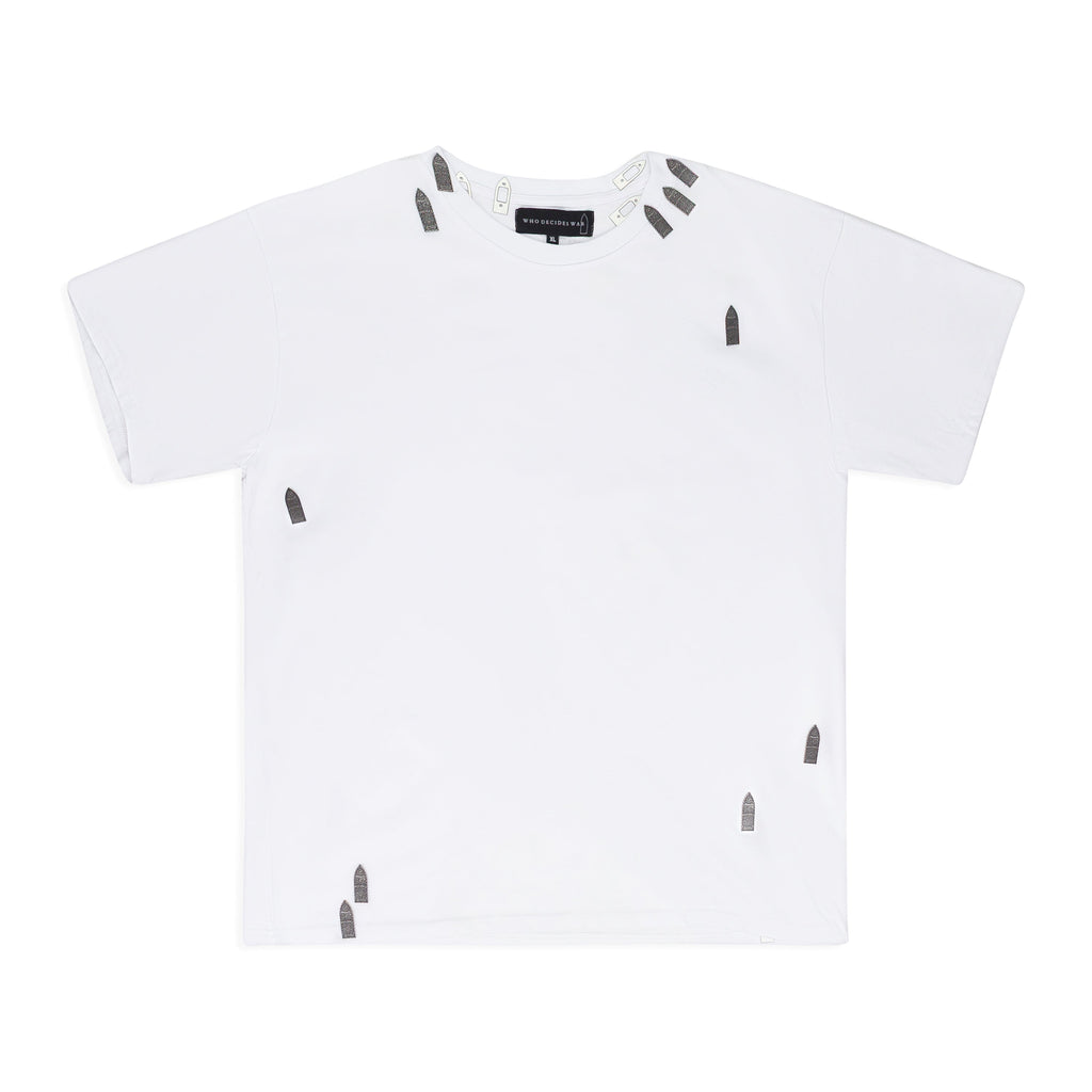 WHITE HARDWARE SHORT SLEEVE T-SHIRT