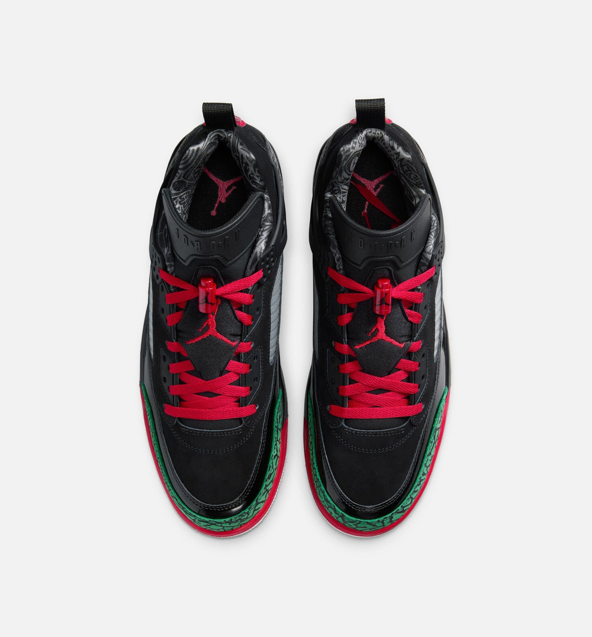 Spizike Low Men's Lifestyle Shoes - Black/Classic Green/White/Varsity Red
