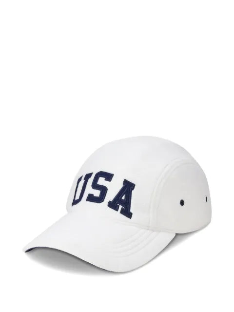 Polo Ralph Lauren Flag Fleece logo-embroidered baseball cap
