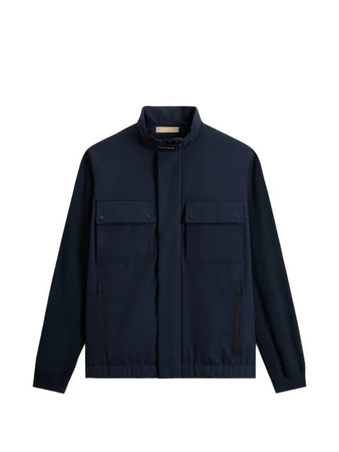 Woolrich Two Layers Hybrid flap-pocket jacket