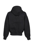 ESSENTIALS logo-embroidered zip-up hoodie