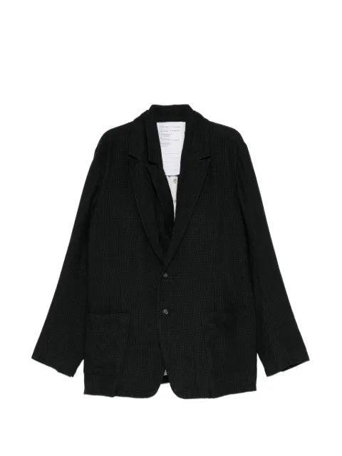 Nude:Masahiko Maruyama houndstooth-pattern layered blazer