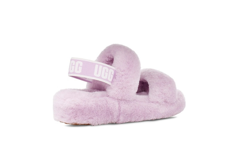 Fluffy Strap Sandals — Purple | New Arrival | In Stock