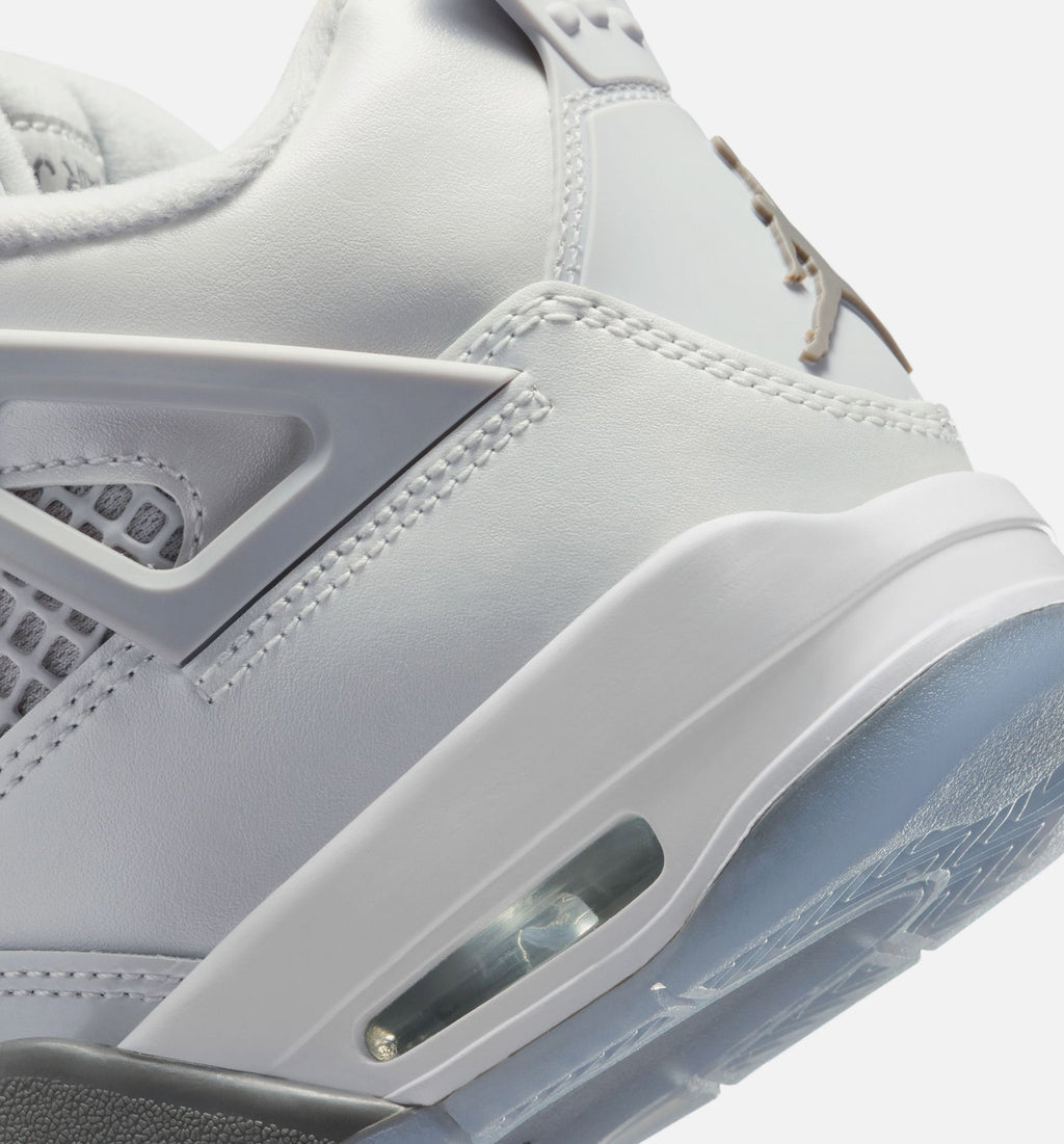 Air Jordan 4 Retro Blue Chill Grade School Lifestyle Shoe – Photon Dust/Blue Chill/Flat Pewter/White/Blue Tint