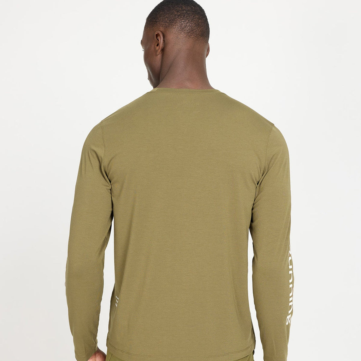 Acid Running Long Sleeve T-shirt: Dark Olive