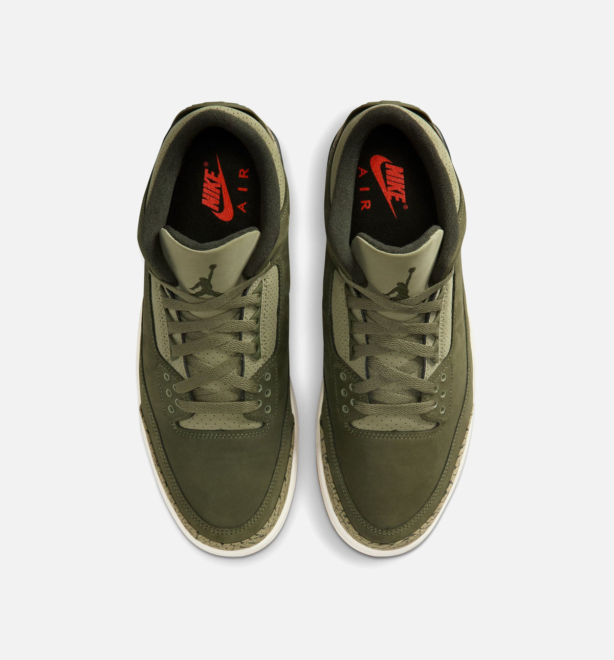 Air Jordan 3 Retro Medium Olive | Men's Lifestyle Shoe | Medium Olive/Sequoia/Light Olive/Sail/Fire Red