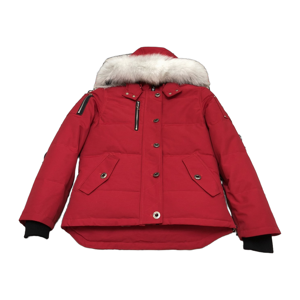 Moose Knuckles Women's Original Shearling-Trim 3Q Jacket – Navy II