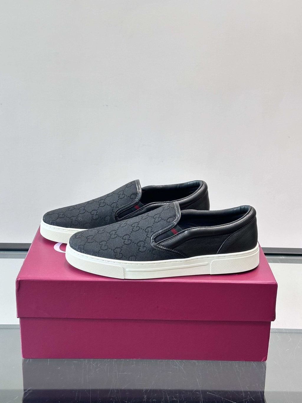 Gucci Men's Patterned Slip-On Shoes