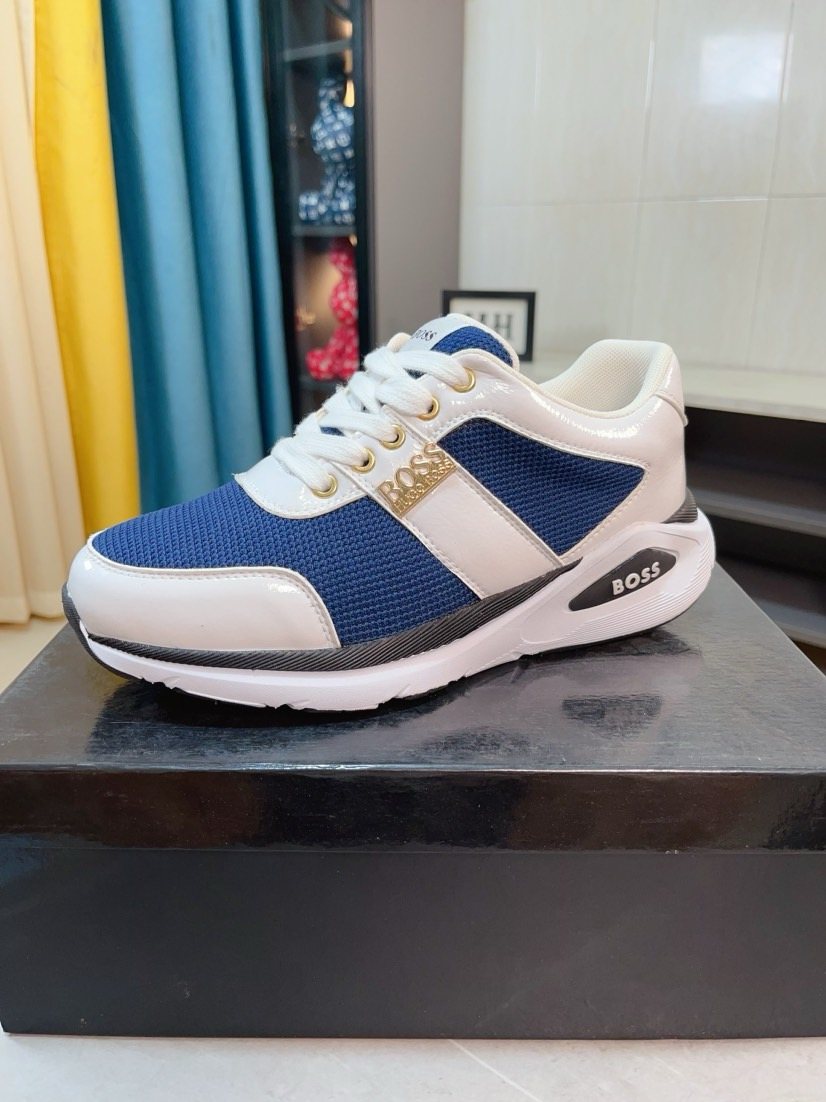 Hugo Boss Color-Block Low-Top Sneakers