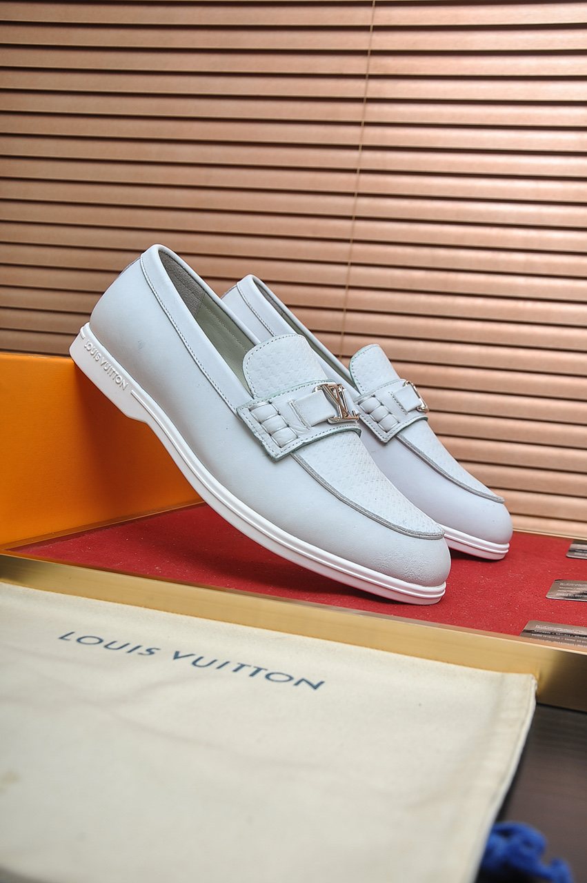 Louis Vuitton Buckle Slip-On Loafers
